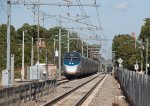 AMTK 2025 Leads Acela #2167 at Mansfield MA